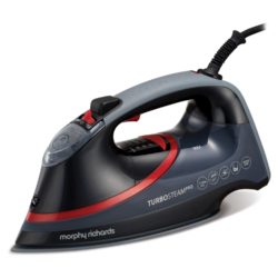 Morphy Richards 303105 Turbosteam Pro Iron in Black & Red